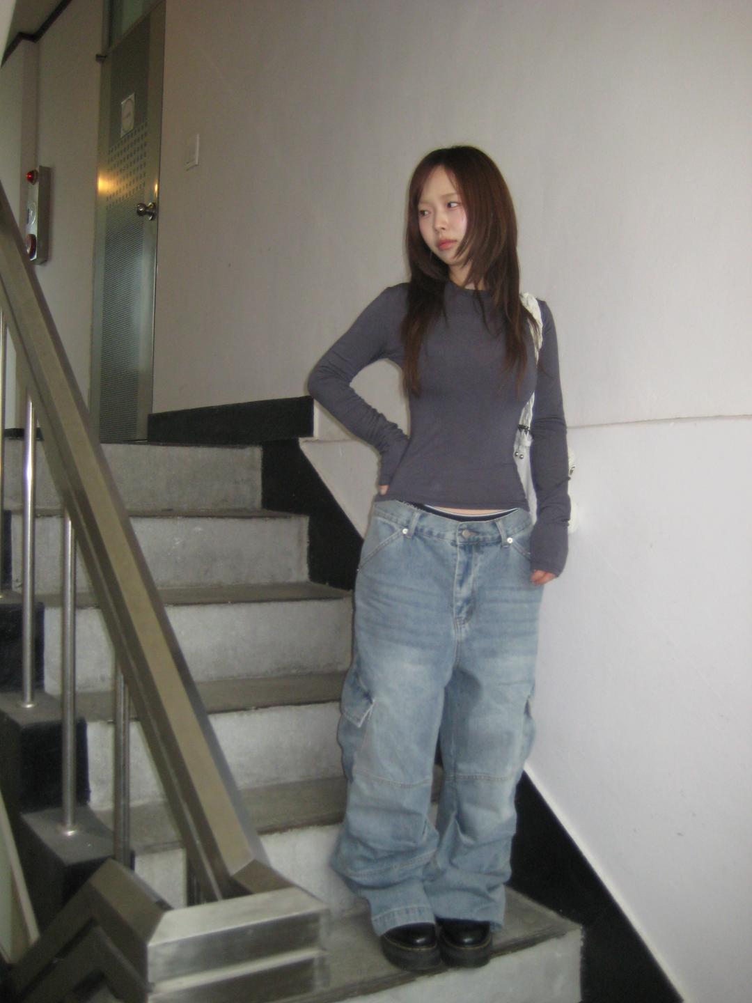 chance cargo denim pants *S당일발