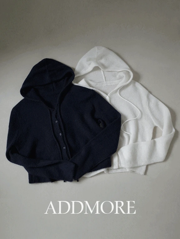 [CLEARANCE50%][MADE] mcd414 아린 모헤어 후드 가디건