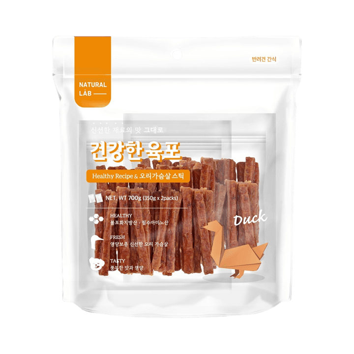 네츄럴랩 건강한육포 오리가슴살 스틱 700g