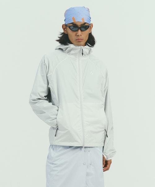 SYLPHID BREATHABLE WINDBREAKER JACKET_LIGHT GRAY
