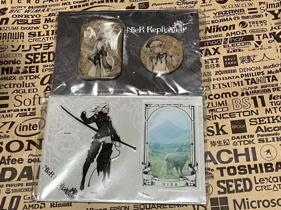 ニーアレプリカント　ニーア　アクリルスタンド　アクスタ　缶バッジ