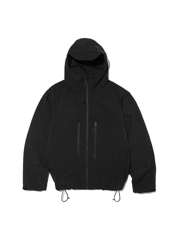 WINDSHELL HOODED JACKET BLACK