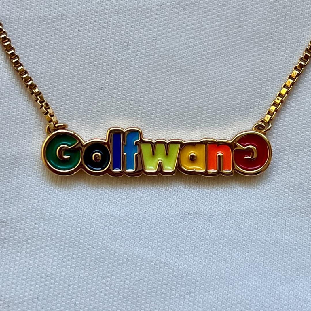 HAPPY LOGO GOLD NECKLACE | 후루츠패밀리