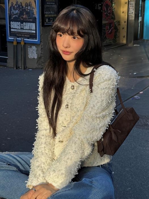 [수입소재] Classic Boucle Tweed Jacket_3color