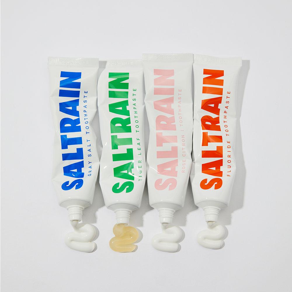 솔트레인 블루 그린 레드 핑크 투스페이스트 100g 치약 4종 골라담기