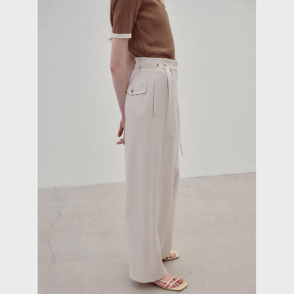 Tucked Wide Pants SW1ML231-90
