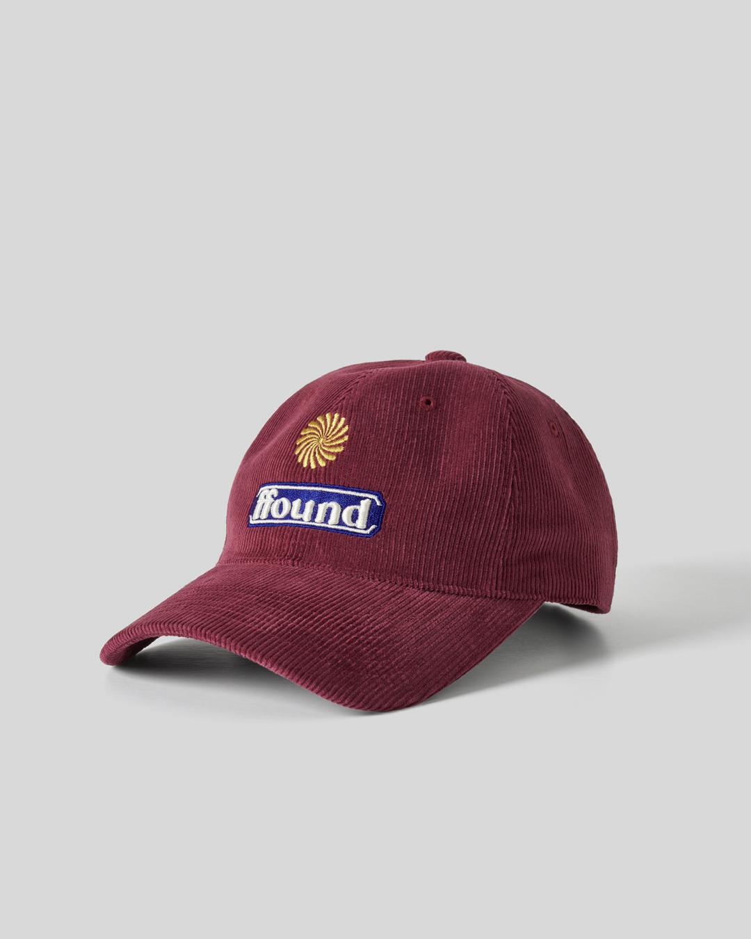 FFOUND3 CORDUROY BALL CAP / BURGUNDY