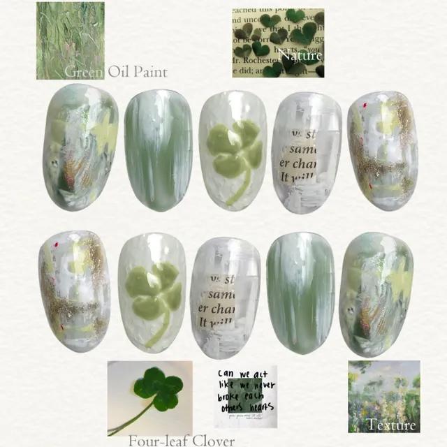 네잎클로버네일