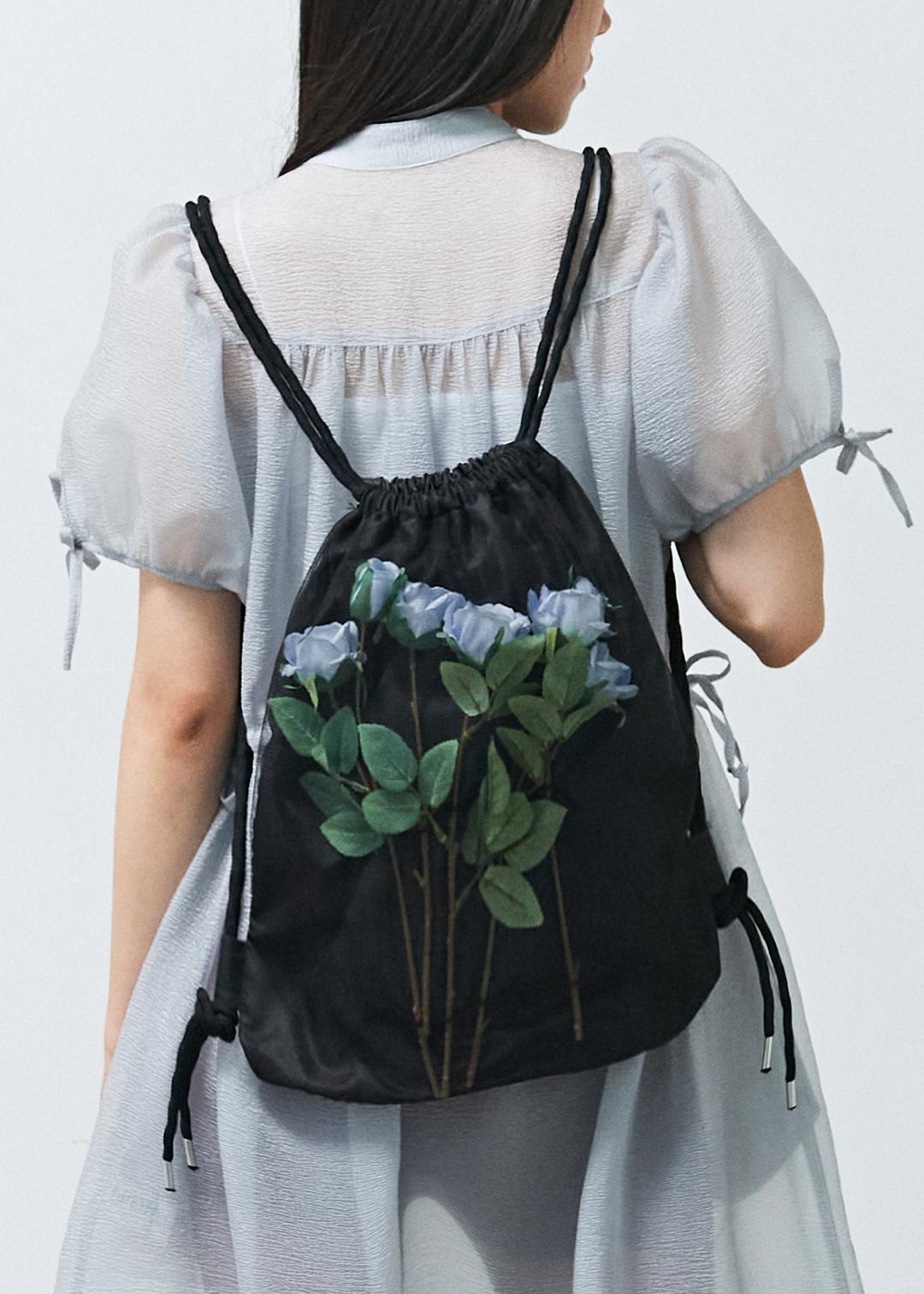 [7/3출고] ROSE BACKPACK - BLACK