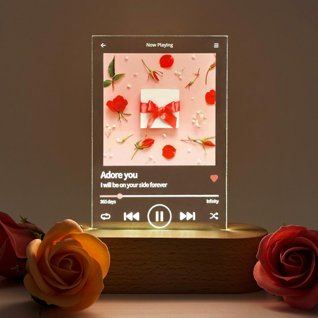 [주문제작] 덕심자극 감성뿜뿜 커스텀 아크릴 플레이어 무드등 / 기념일 집들이 센스있는선물