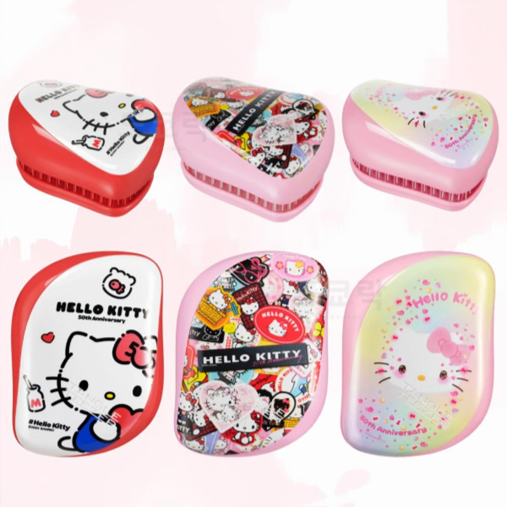 탱글티저 X 헬로키티 50주년 기념 컴팩트스타일러 헤어브러쉬