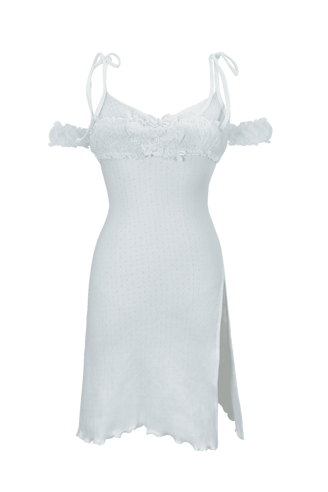 WHITE VINTAGE WEDDING DRESS