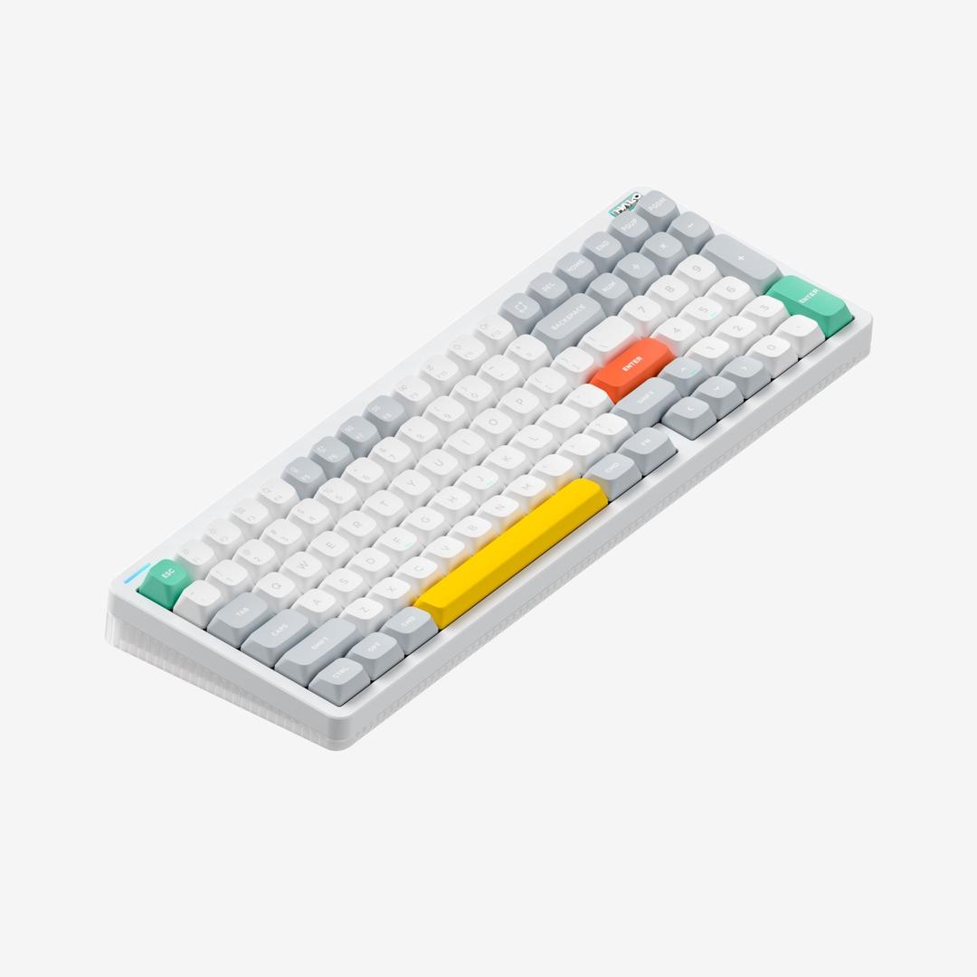 NuPhy Halo96 V2 - Ionic White / Mint (37gf) / Not Included