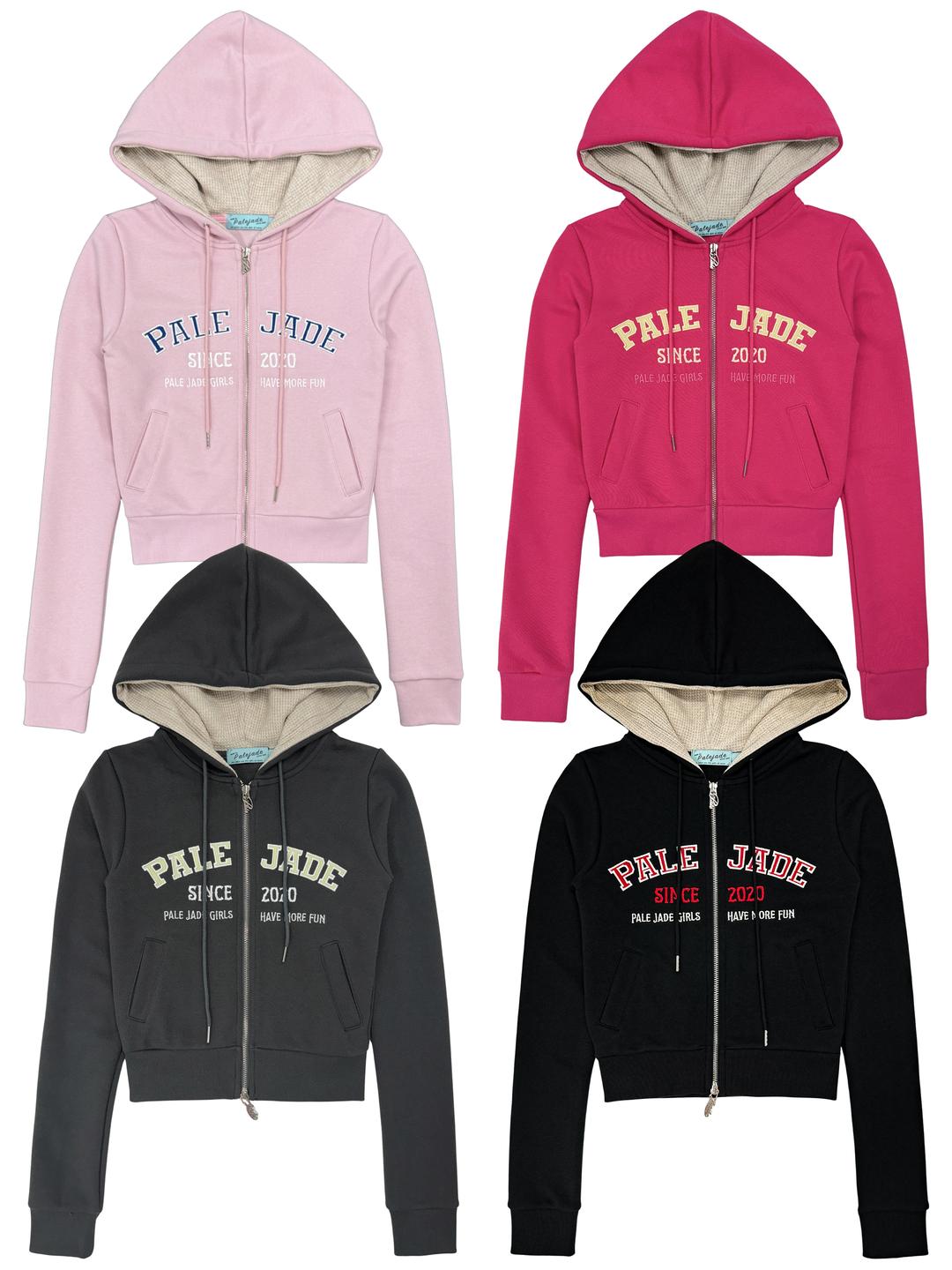 Retro Patch Hooded Zip-Up 2024