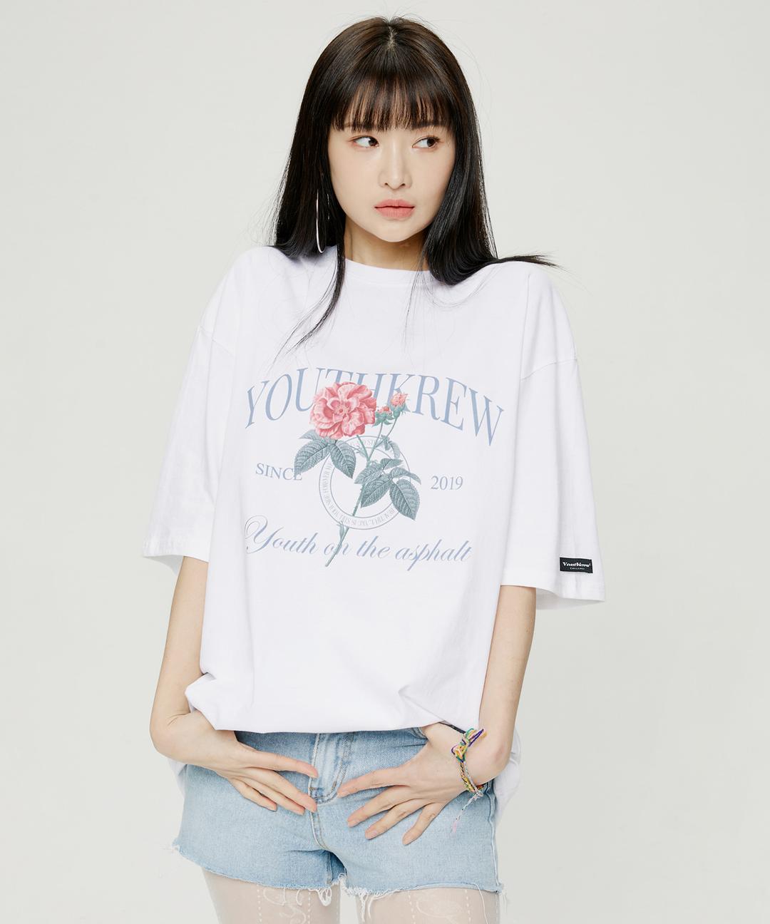 YK HWAMIN T-SHIRT-WHITE