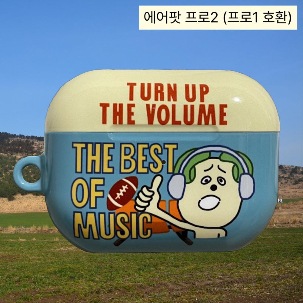 리프이어퍼피 하드 유광 에어팟 프로2 케이스(프로1과 호환)