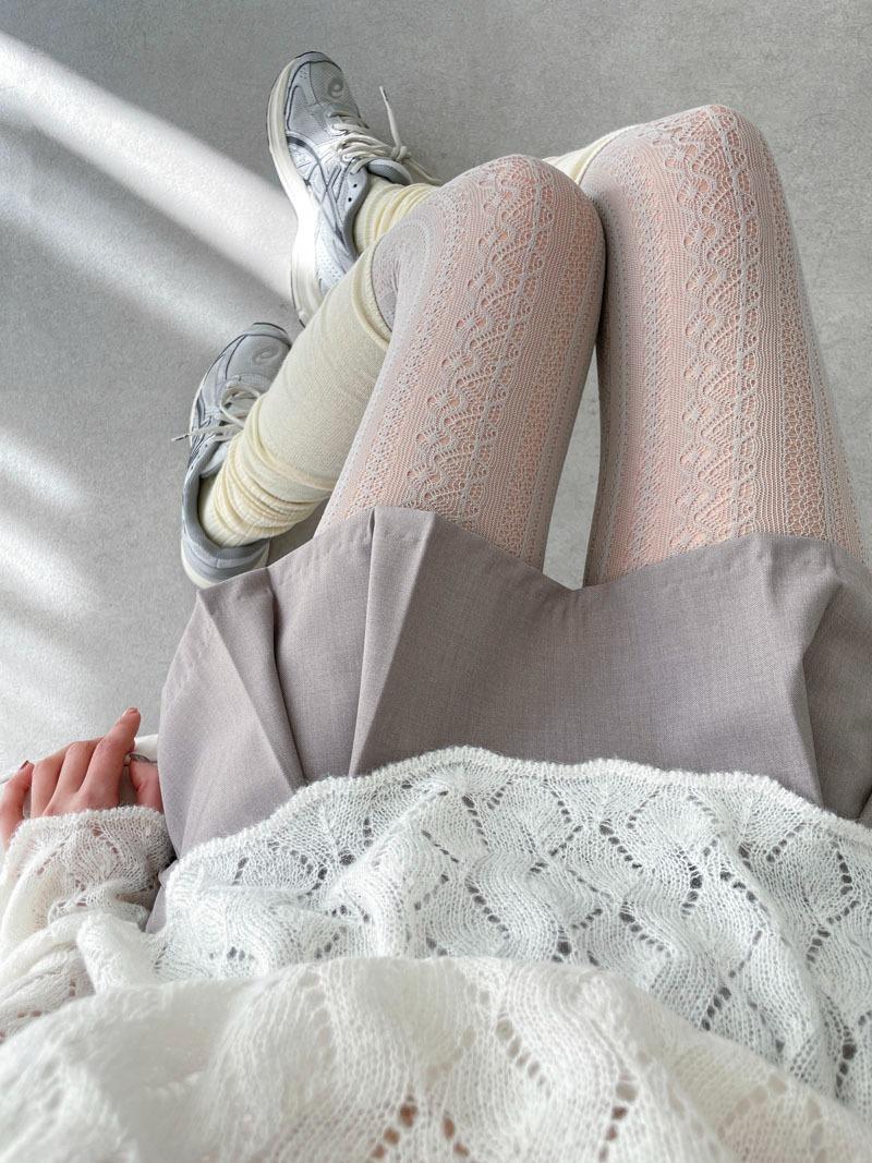 rosha lace stockings (2color)