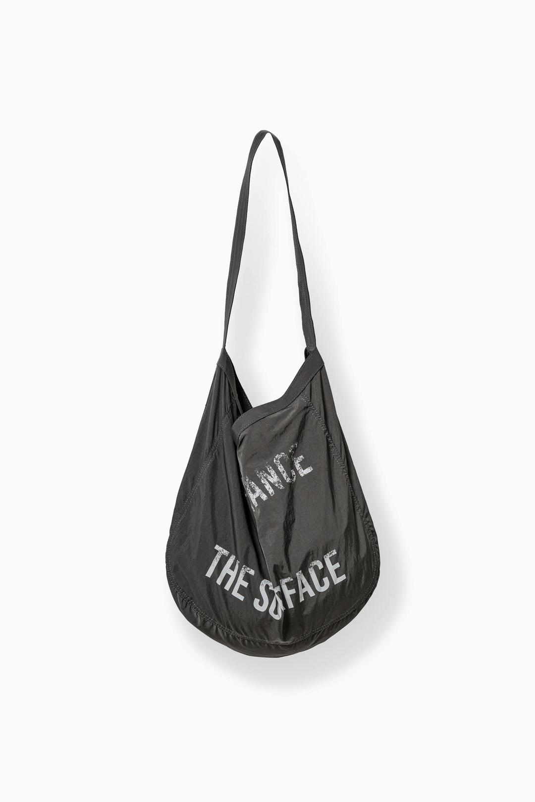 CHARCOAL SUBSTANCE WASHED PAPER BOY BAG