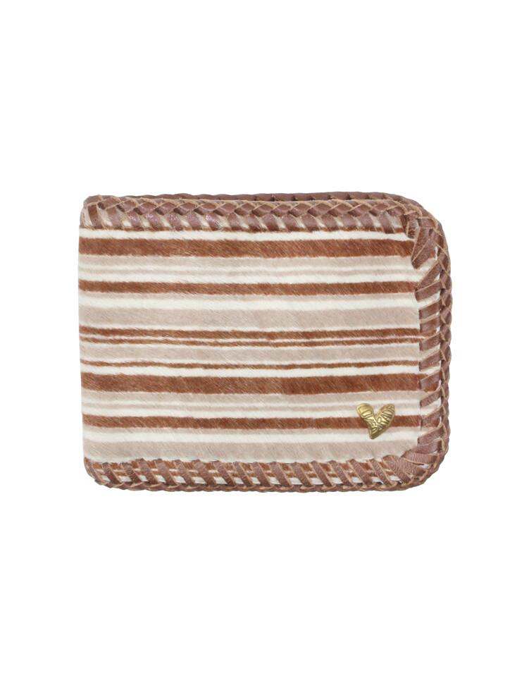 BIFOLD WALLET - Brown stripe