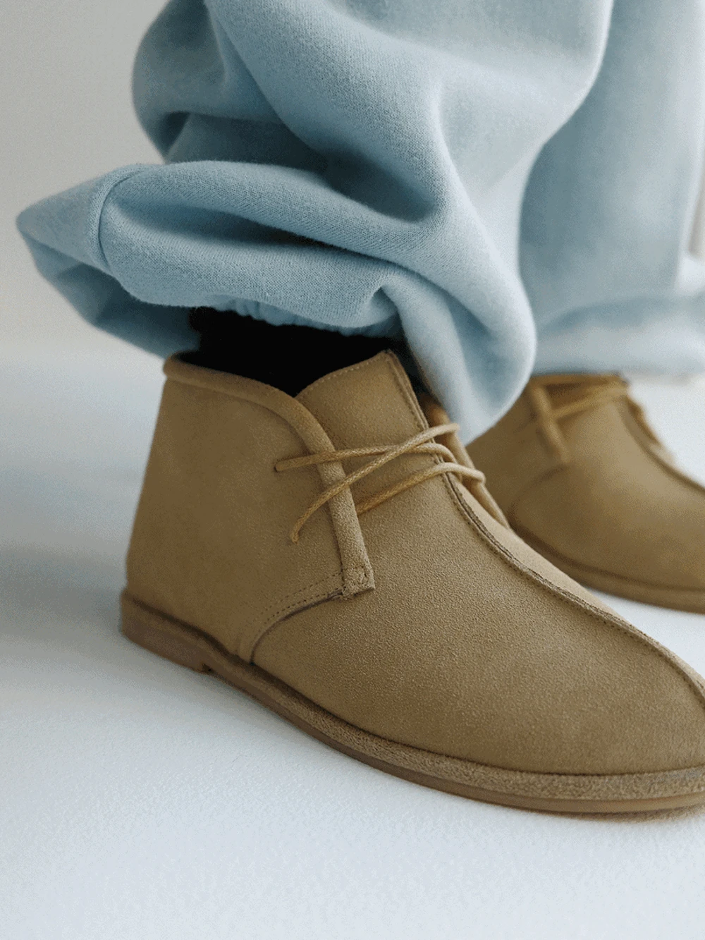 리얼가죽숏부츠