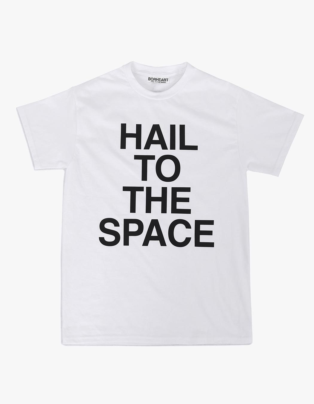 Hail To The Space White Box Tee - White