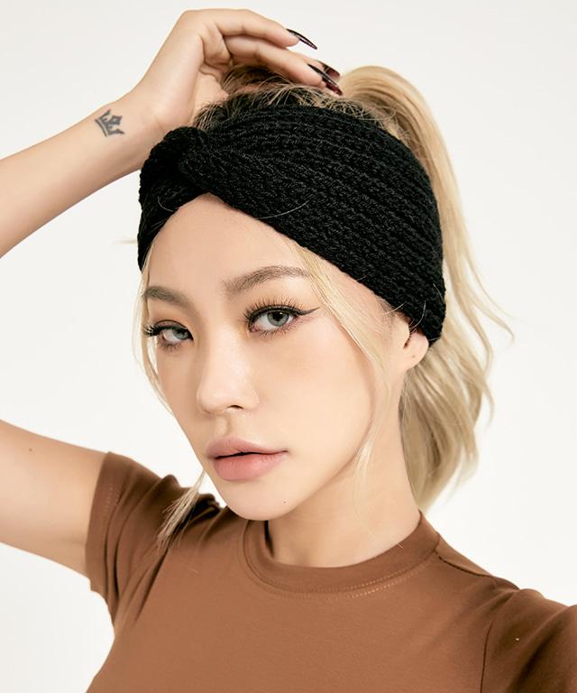 니트헤어밴드 터번 세안 머리띠 반다나 ZIG