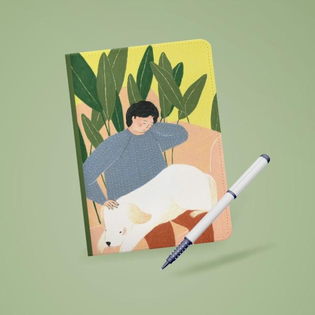 낮잠, 작가 낭소 (레더커버 사철노트)