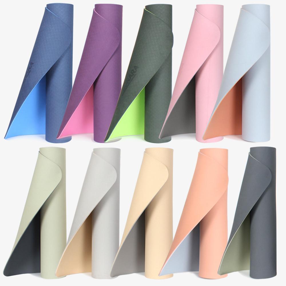 고무나라 TPE 요가매트 6mm 논슬립 운동 홈트 헬스 스포츠 두꺼운 고밀도 필라테스