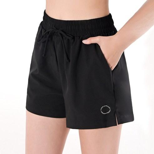 헤링본 여자 스판 쇼츠팬츠 레깅스이너 투인원 밴딩 수영복 래쉬가드 하의 보드숏 AE306W, AEX306_올데이..., 블랙(여)M