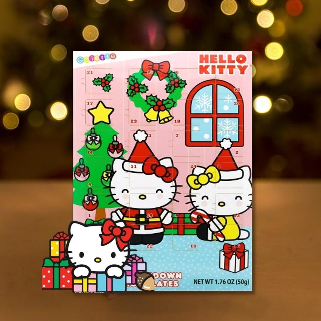 [어드벤트 캘린더 2022] HELLO KITTY 헬로키티 2022 어드벤트 합배송 홀리데이 초콜릿 달력 / 달력 초콜릿