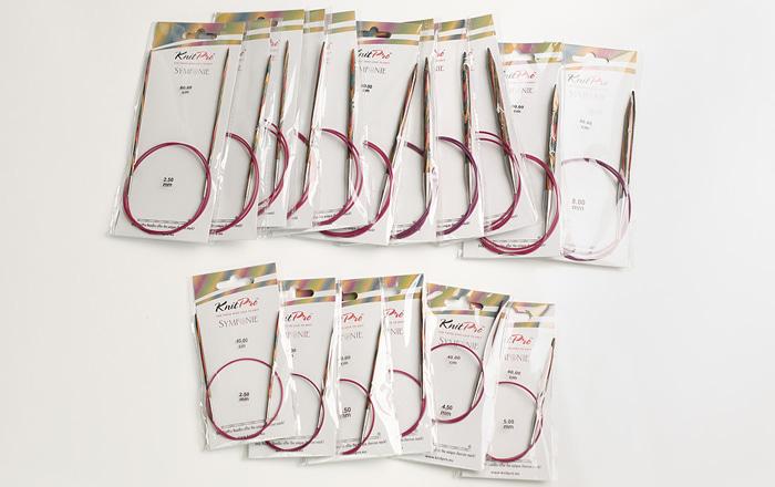 니트프로 심포니 우드 줄바늘 80cm 2.5~8.0mm / 40cm 2.5~5.0mm KnitPro Symfonie Needle