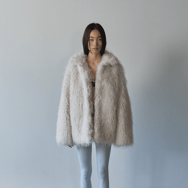 OVERSIZED FUR JACKET_IVORY