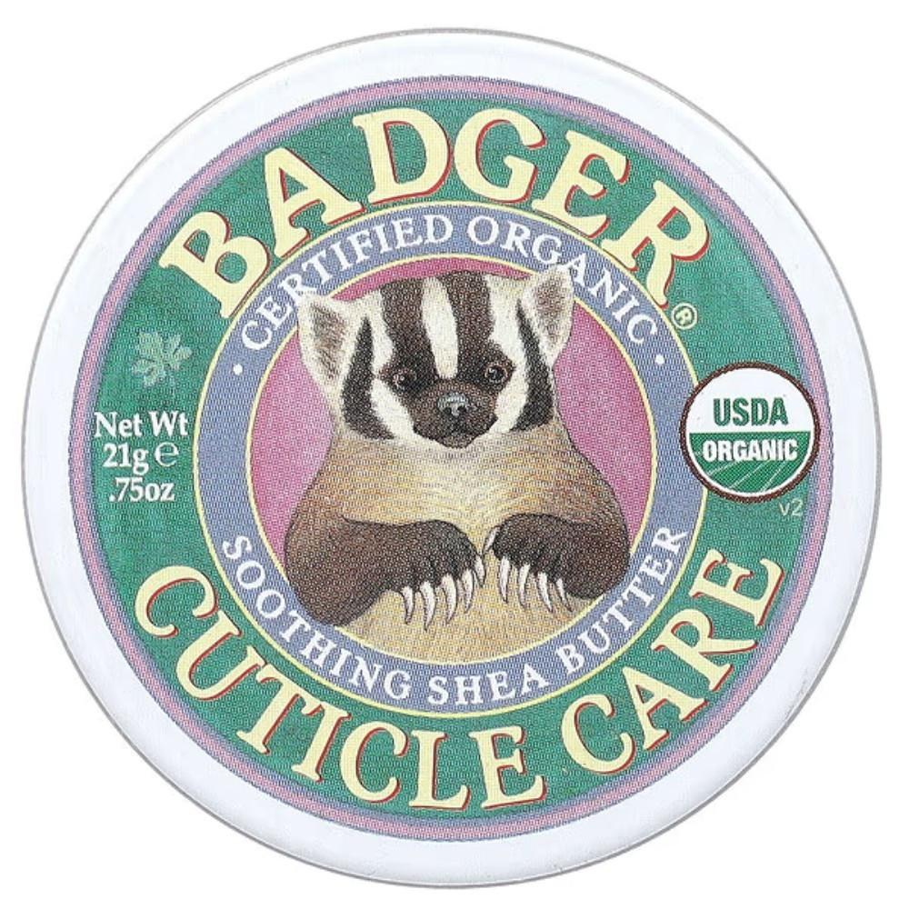 오가닉 시어버터 큐티클 케어 밤, Badger 21g