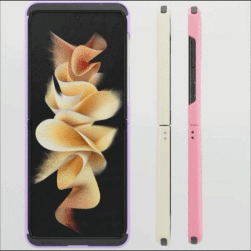 갤럭시Z플립3 제트-팝 소프트 카드수납하드 케이스