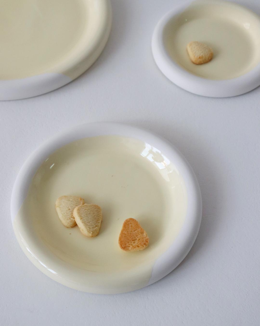 ring plate(butter yellow)