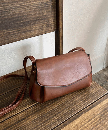 토스트 가죽 미니 빈티지 크로스백 3color