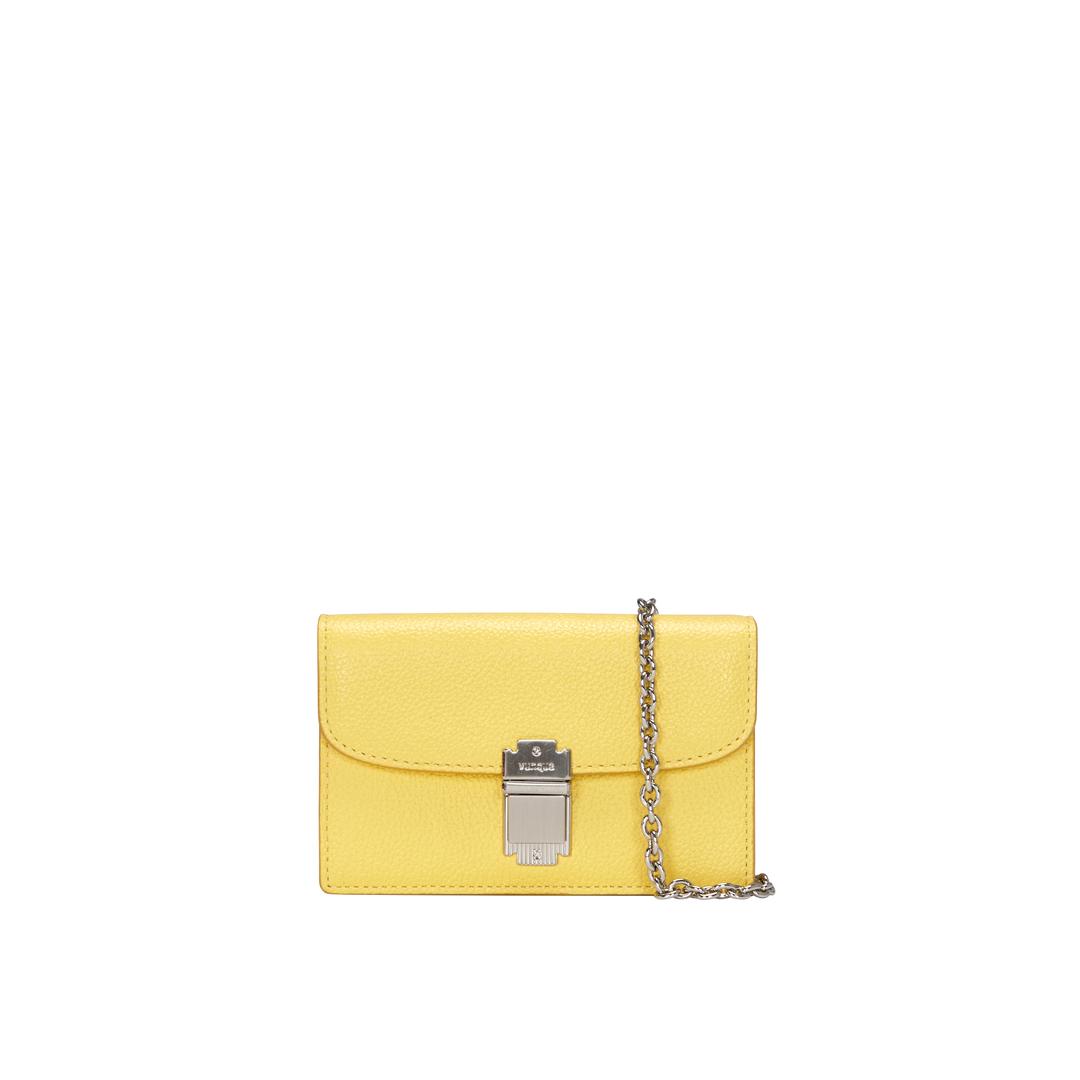 Occam Chain Half Wallet (오캄 체인 반지갑) Meringue Yellow