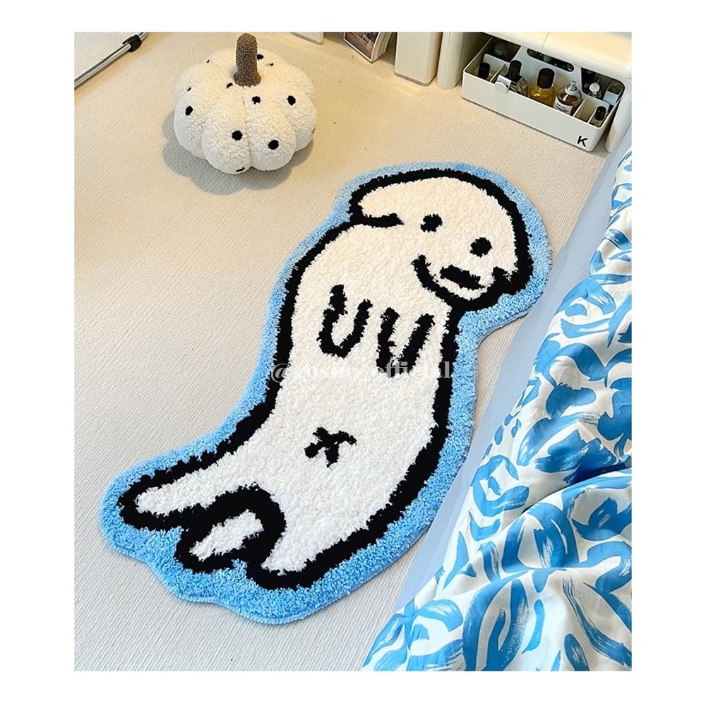 고심 강아지 비정형 터프팅 러그 원룸 발매트 100x50cm