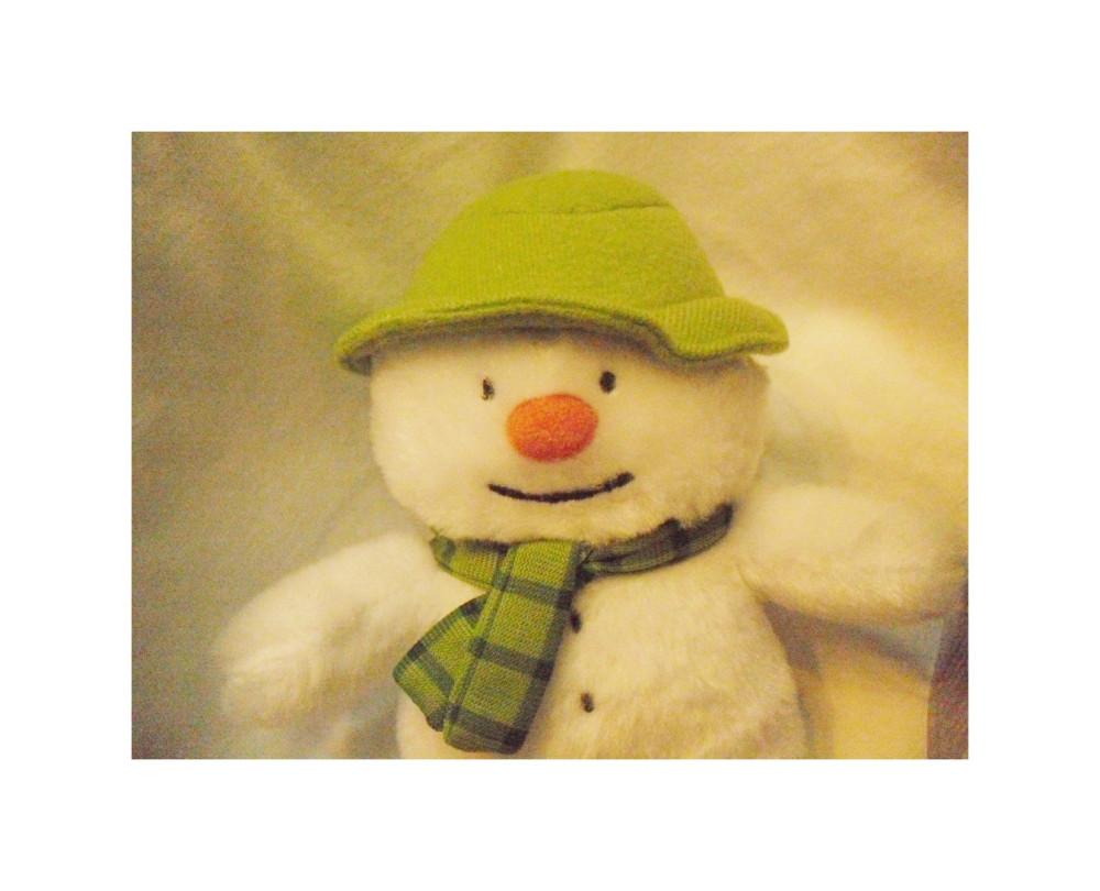 the snowman 10 : snowman soft plush toy(bag clip)
