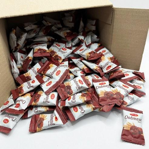 오트밀 초콜릿 미니바이트 대용량 과자 300개, 300개