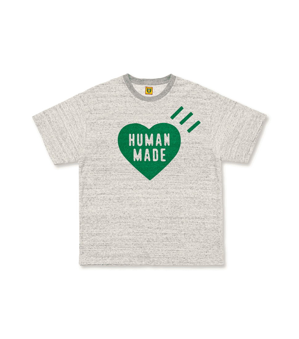 [HUMAN MADE] PILE T-SHIRT  'GRAY\'