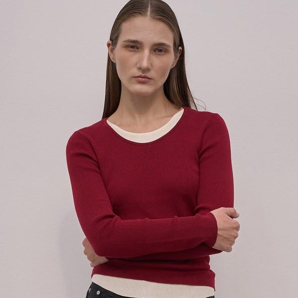 [ZERO] Layered Knit Ts_3Color