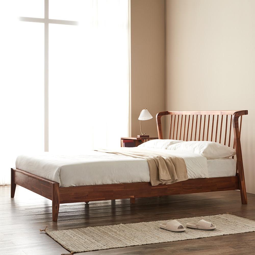 올쏘 마르헨 아카시아 원목 침대 프레임 SS