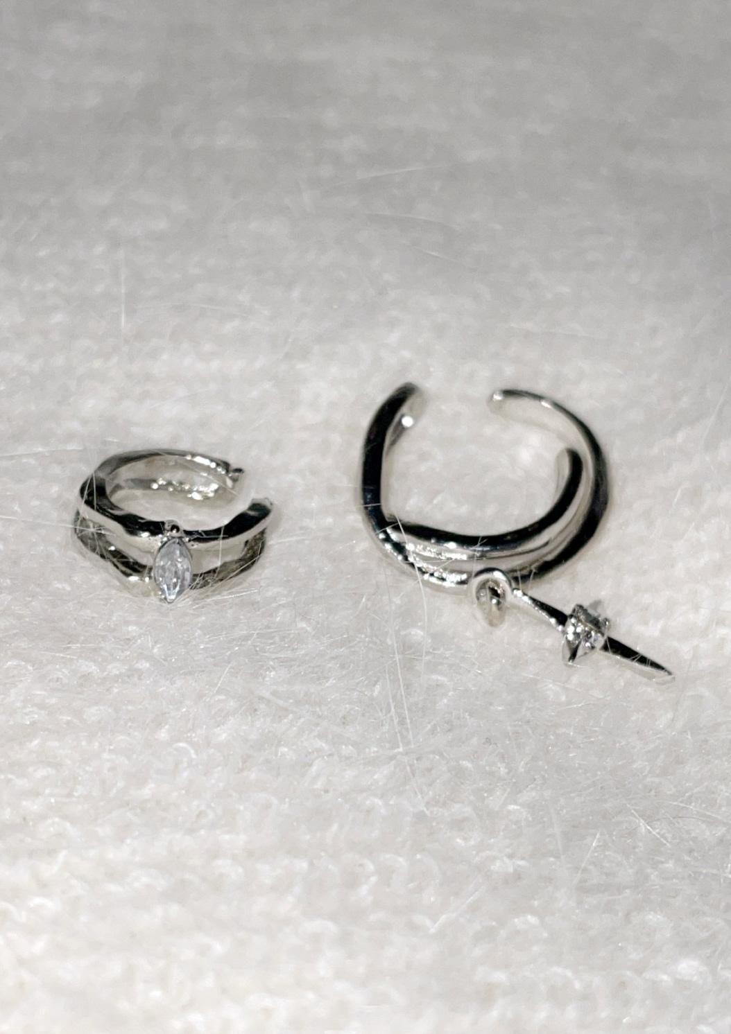 Sparkle Ear Cuff Set (2 piece)