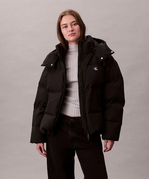 여성 미드 랭스 후드 다운 47D568G UB1