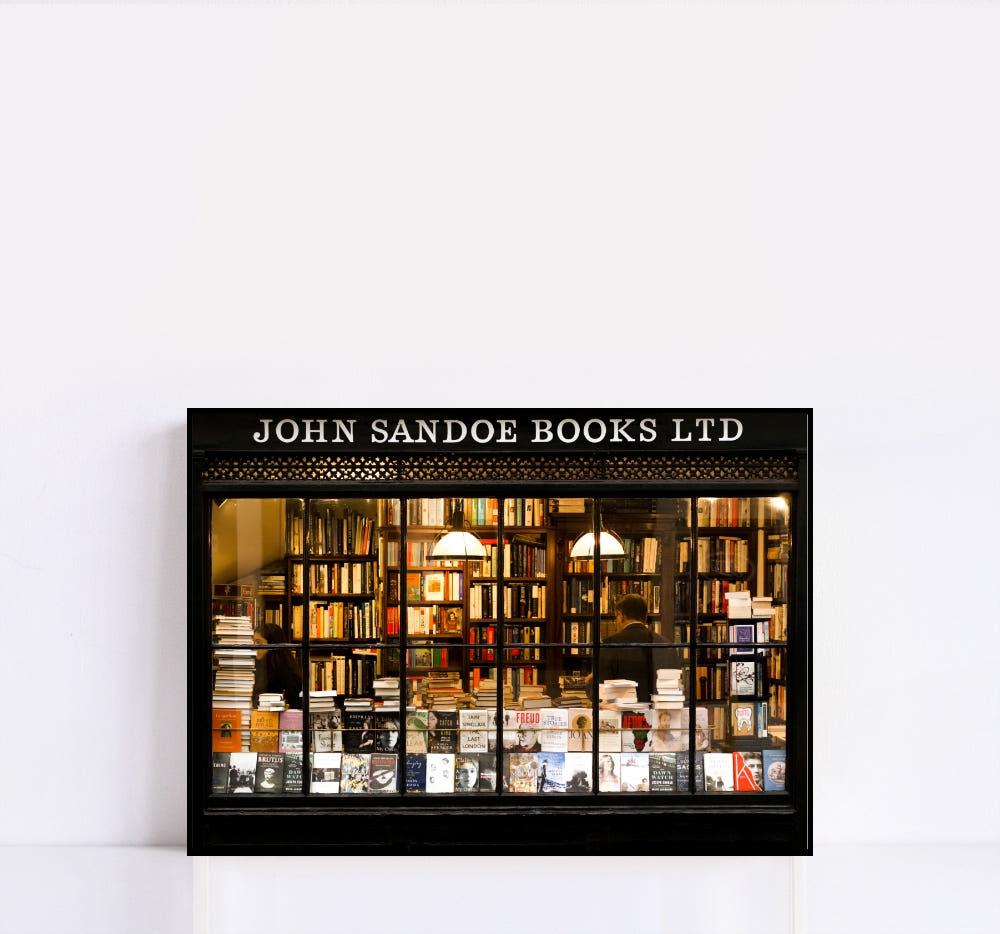 ART POSTER #356 Vintage Bookstore 영국빈티지 레트로 서점 클래식 홈 카페  포스터 사진 액자