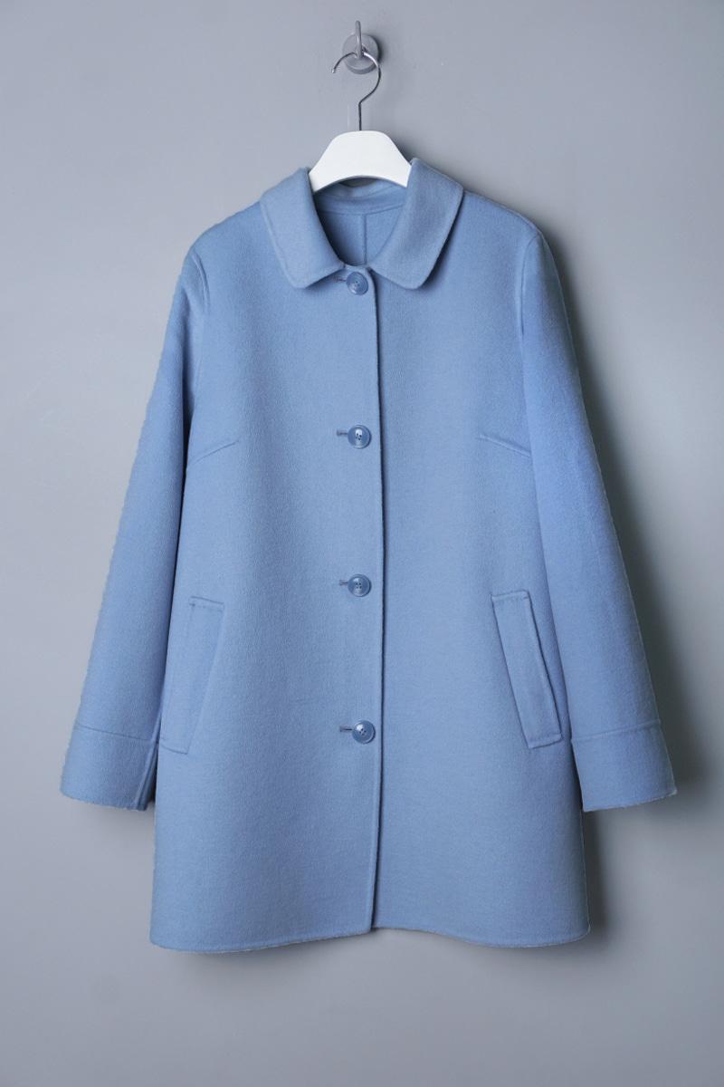 Oscope handwool coat (ice blue)