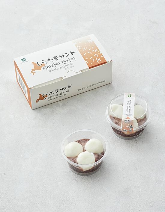 단팥에 빠진 당고 (시라타마 젠자이)