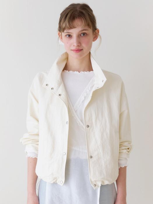 As high-neck jumper_ Cream