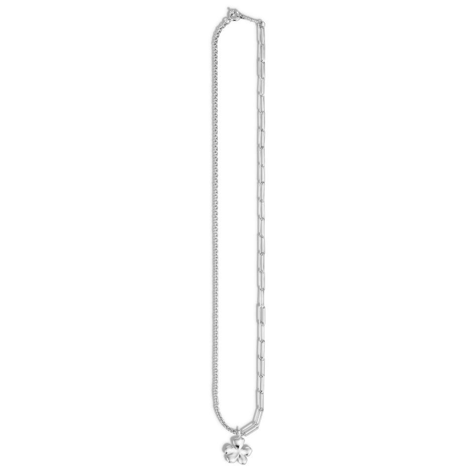 [925 silver]  PRIMAVERA MIX CLIP CHAIN NECKLACE_2
